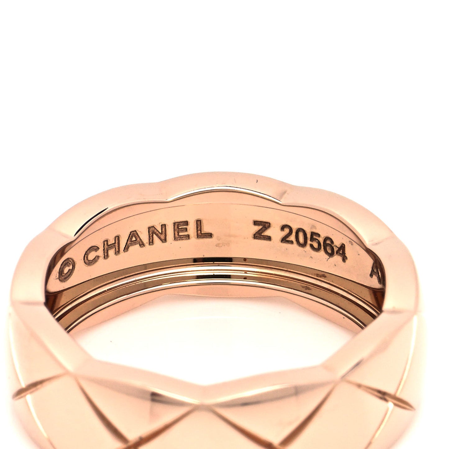 18K Beige Gold Small Coco Crush Ring 51 5.75