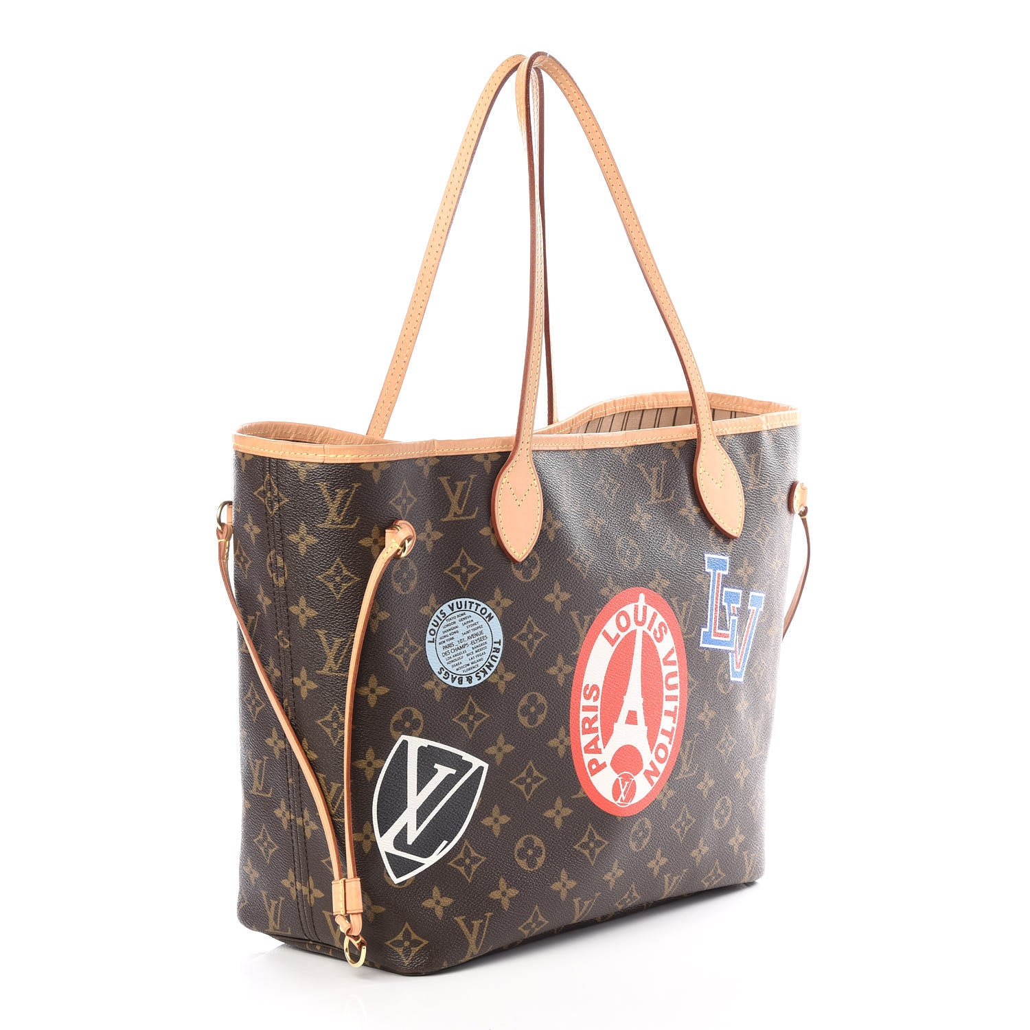 Louis Vuitton Monogram My World Tour Neverfull MM 2 of 12