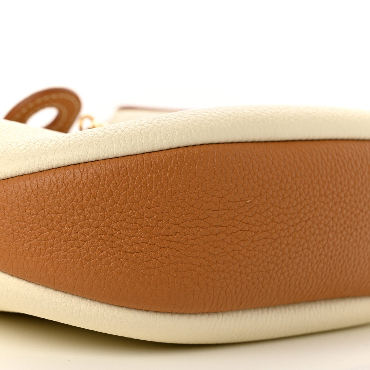 Loro Piana Grained Calfskin Mini Bobbin Wheat 8 of 9