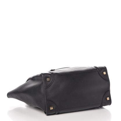 Celine Smooth Calfskin Mini Luggage Black 4 of 13