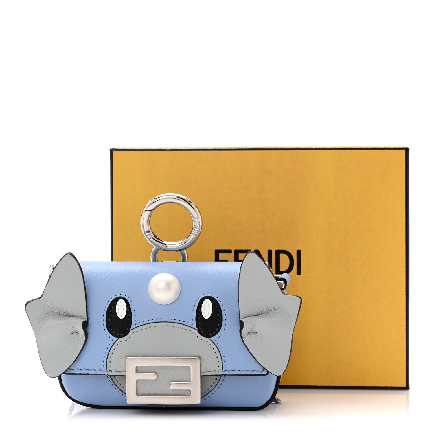 Fendi X FRGMT X POKEMON Nappa Pokemon Inlay Nano Maxi Buckle Baguette Charm Placid Blue Multicolor 11 of 11