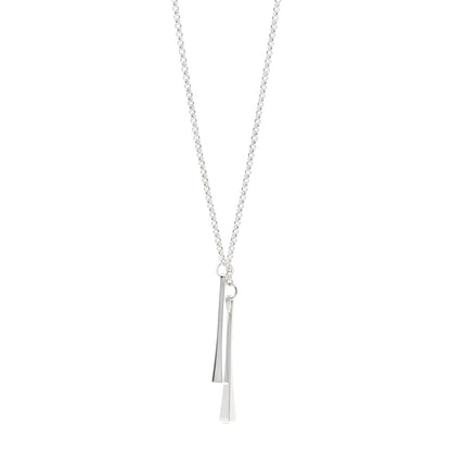 Hermes Sterling Silver Clou de Forge Lariat Necklace 1 of 5