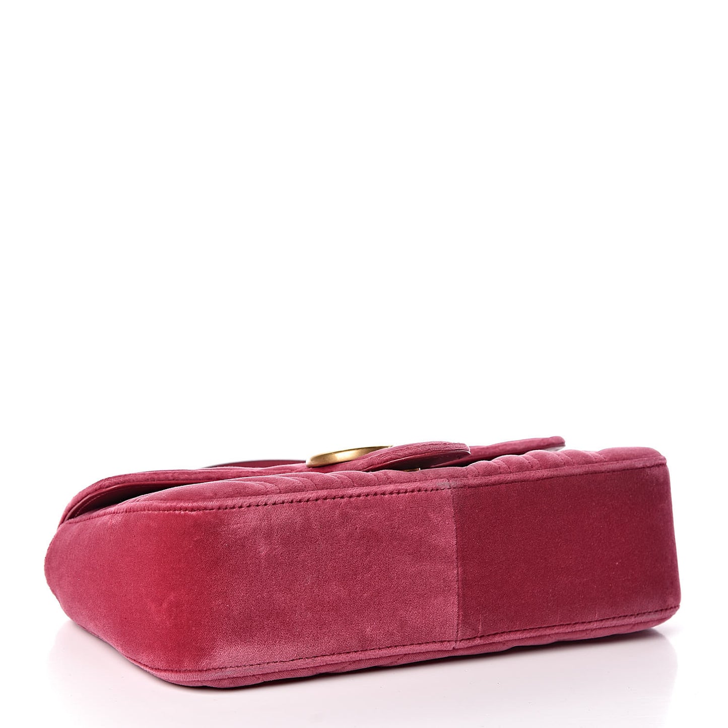 Velvet Matelasse Small GG Marmont Shoulder Bag Light Raspberry Rose