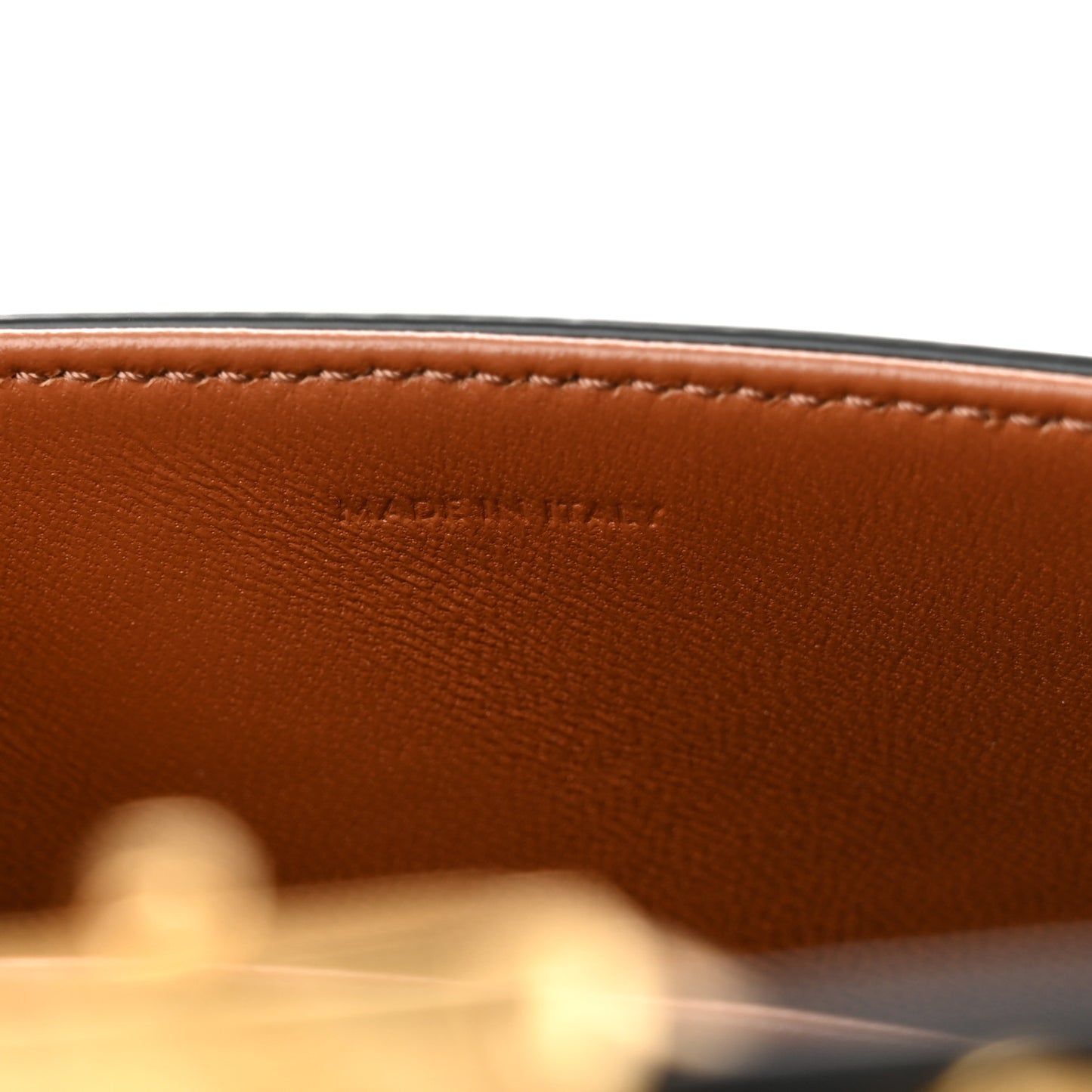 Canvas Calfskin Triomphe Shoulder Bag Tan