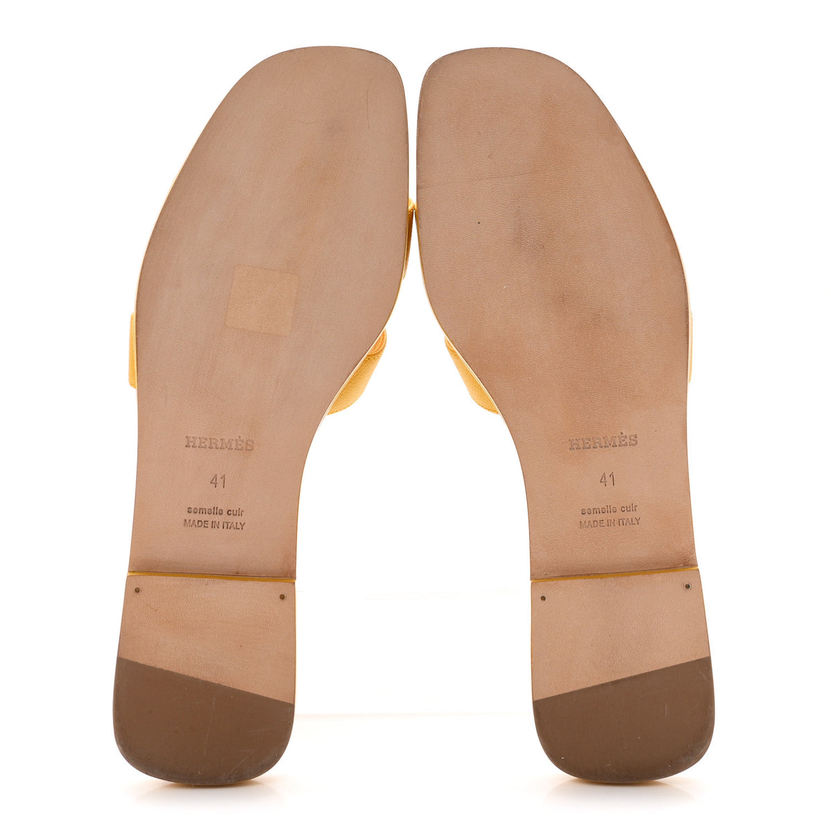 Epsom Oran Sandals 41 Jaune Sable