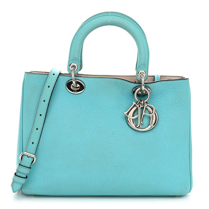 Christian Dior Bullcalf Medium Diorissimo Tote Light Blue 1 of 21