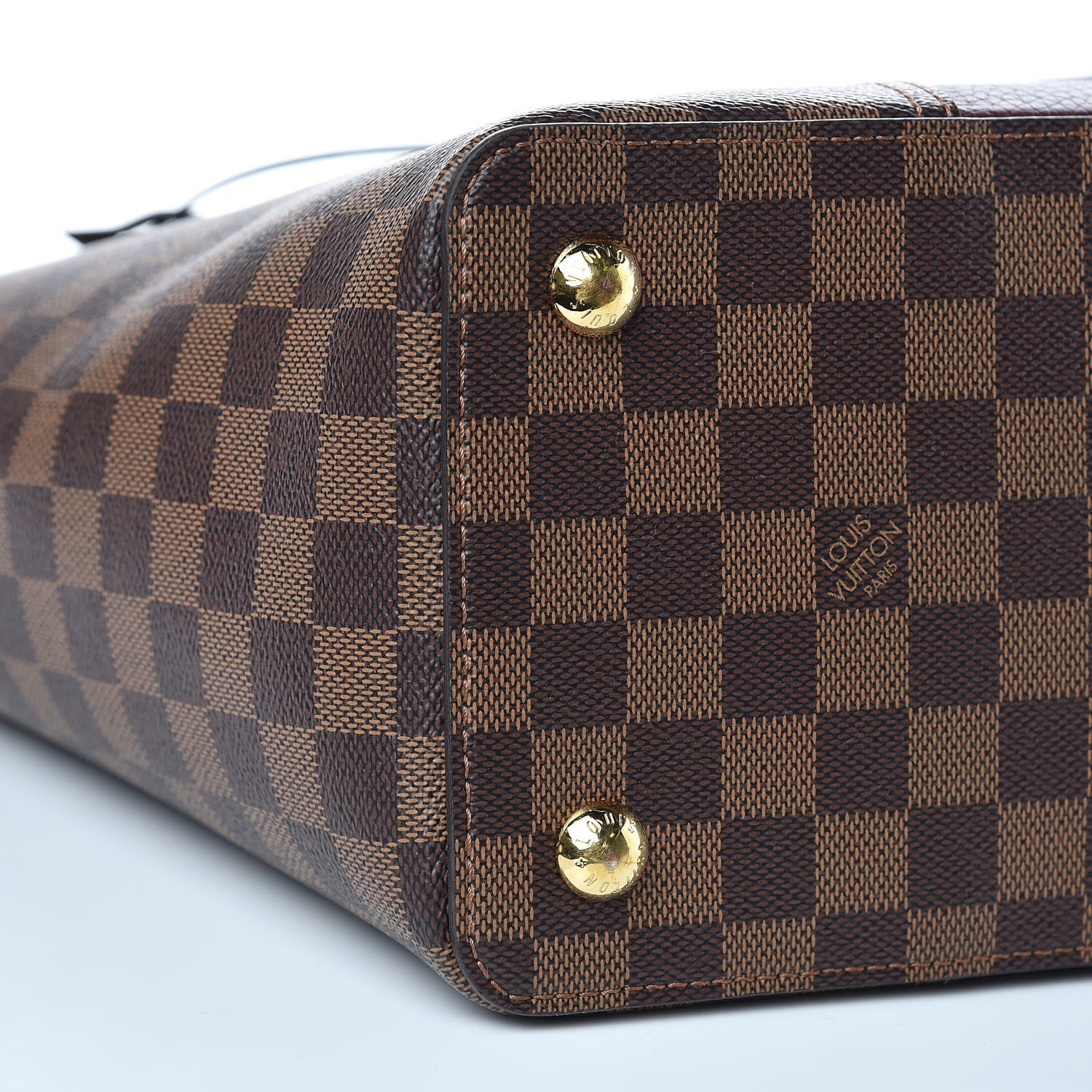Louis Vuitton Damier Ebene Taurillon Jersey Bordeaux 8 of 9