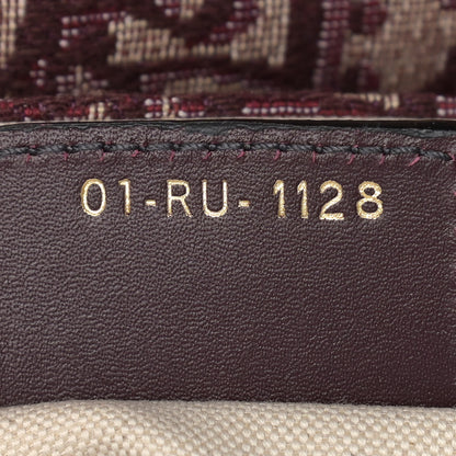 Christian Dior Oblique Saddle Bag Burgundy 6 of 11
