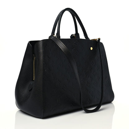 Louis Vuitton Empreinte Montaigne GM Black 3 of 9