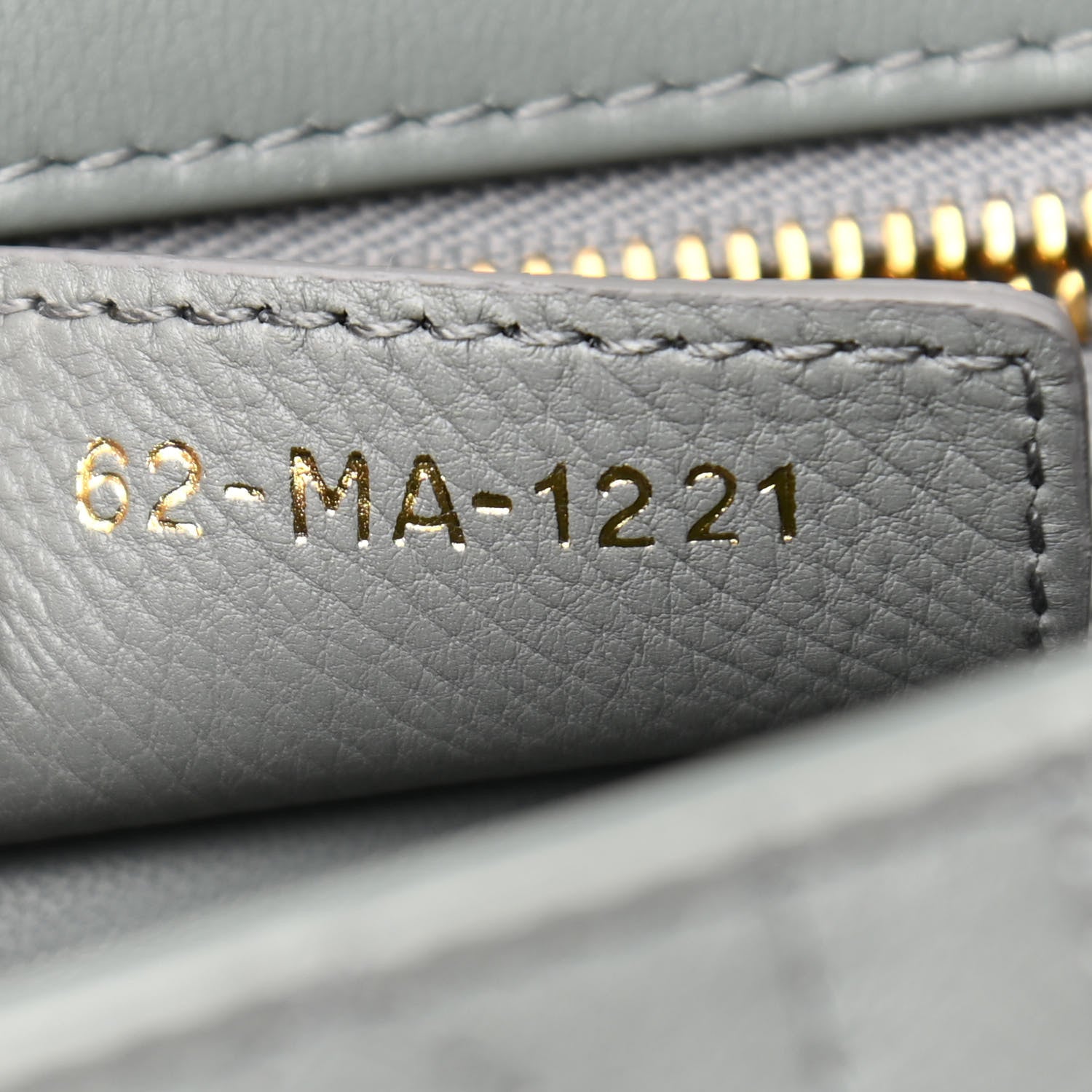 Christian Dior Calfskin Cannage Small Caro Bag Grey 7 of 11