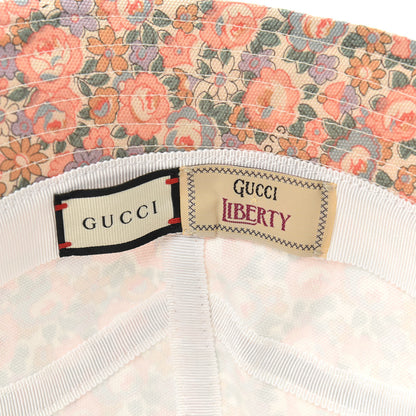 Gucci X LIBERTY OF LONDON Canvas Infinity Abbey Bucket Hat M Perfect Pink Ivory 6 of 8