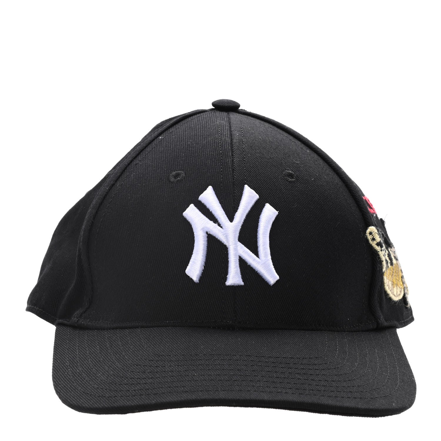 Gucci X MLB Cotton NY Yankees Baseball Hat 57-61 Black 3 of 9