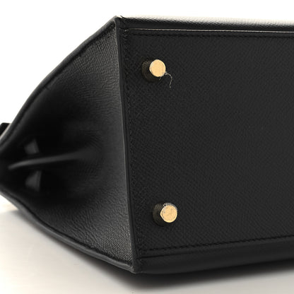Hermes Epsom Kelly Sellier 28 Black 9 of 10