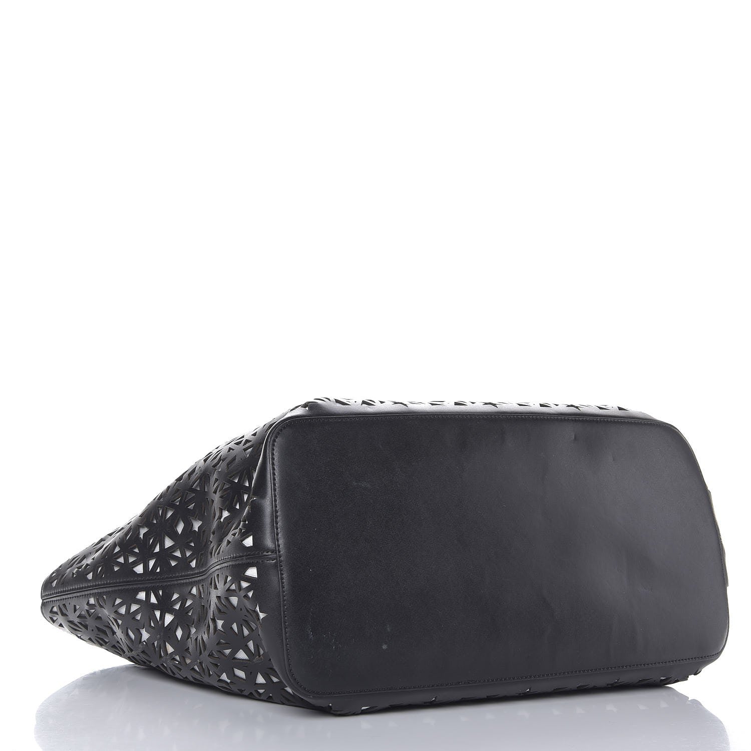 Givenchy Calfskin Lazer Cut Large Antigona Tote Black White 6 of 16