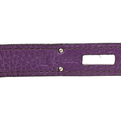 Hermes Taurillon Clemence Birkin 30 Ultraviolet 19 of 40