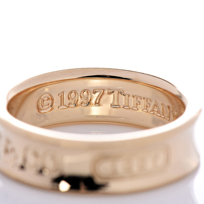Tiffany 18K Yellow Gold 1837 Band Ring 55 7.25 4 of 6