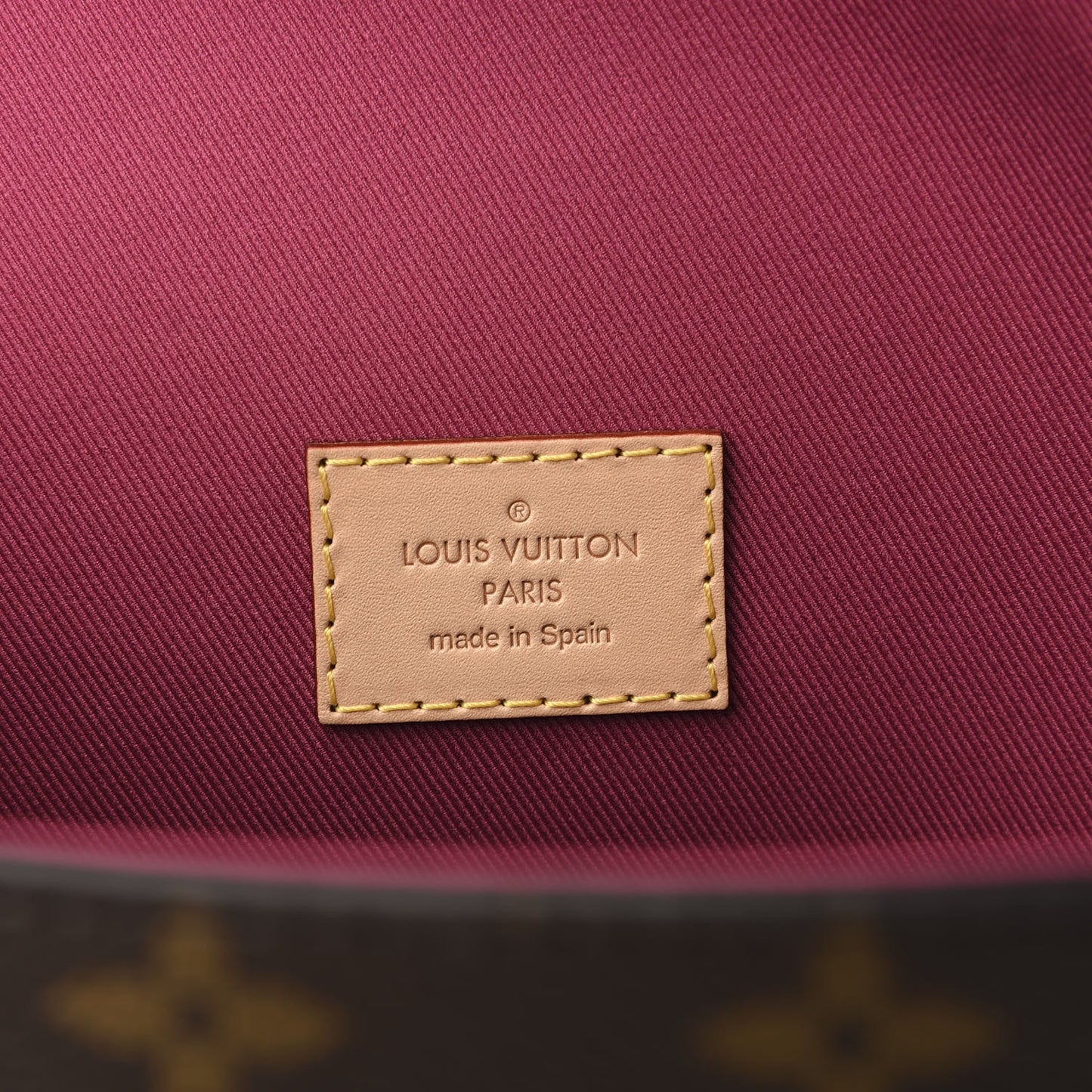 Monogram Cluny BB Bordeaux Fuchsia