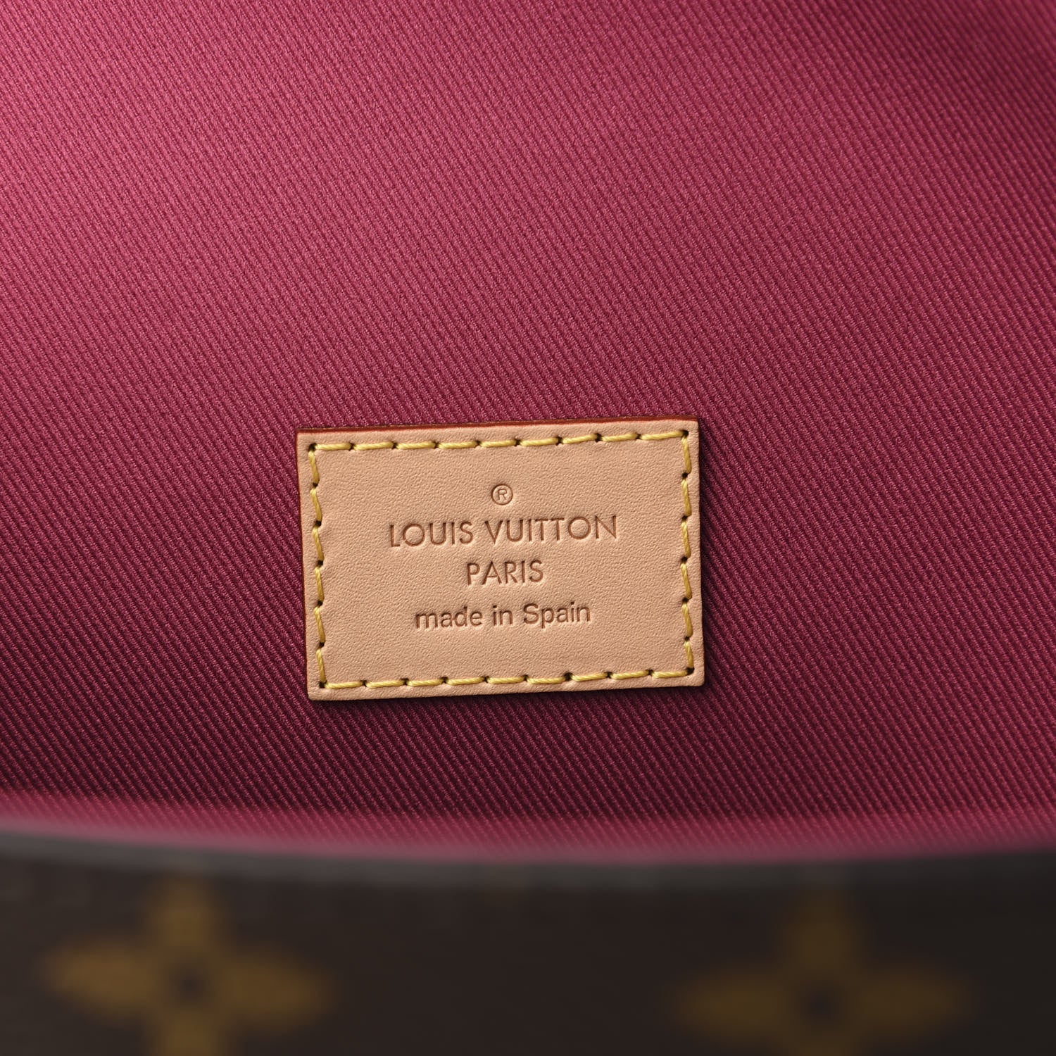 Louis Vuitton Monogram Cluny BB Bordeaux Fuchsia 7 of 9