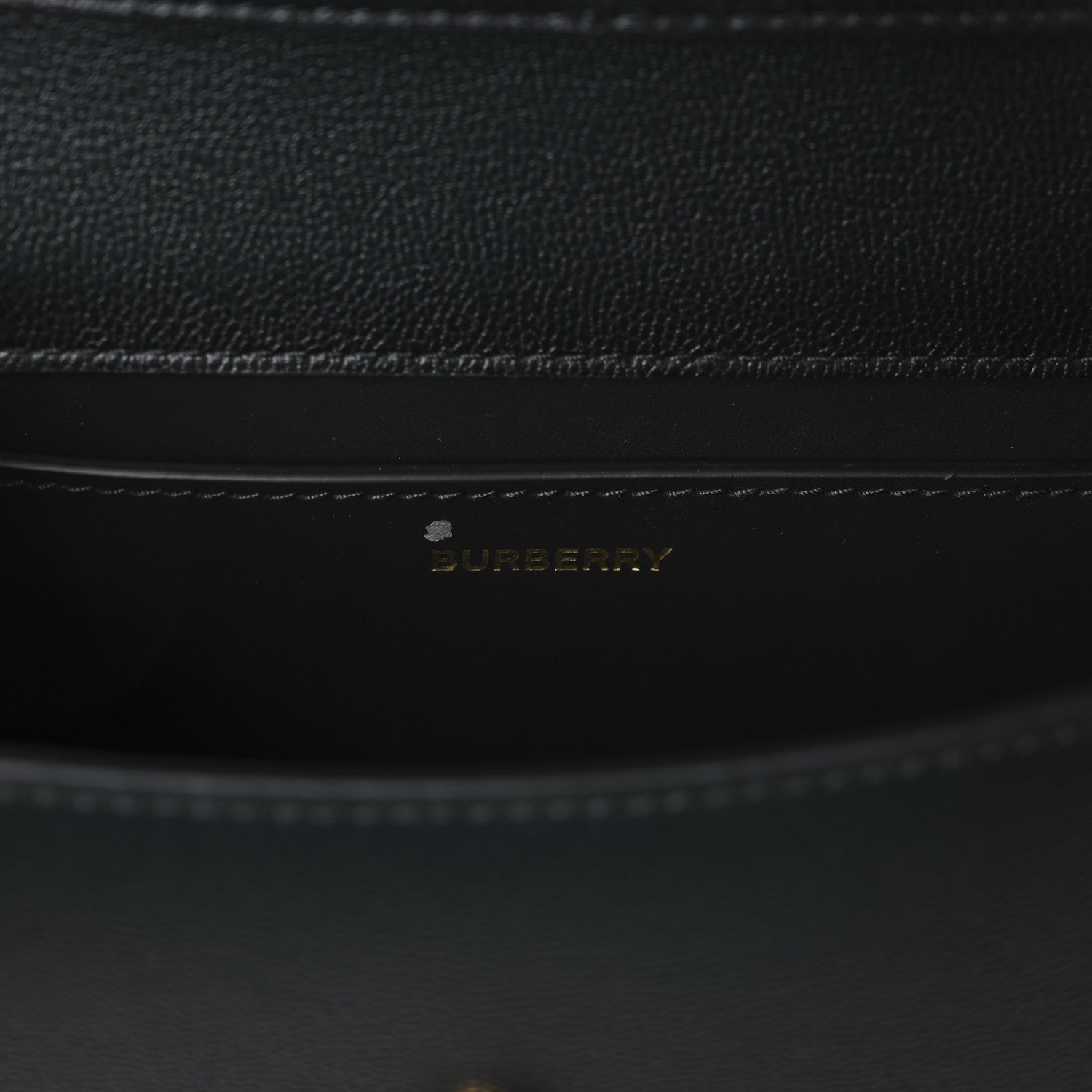 Burberry Grained Calfskin House Check Small Madison Shoulder Bag Black 6 of 10