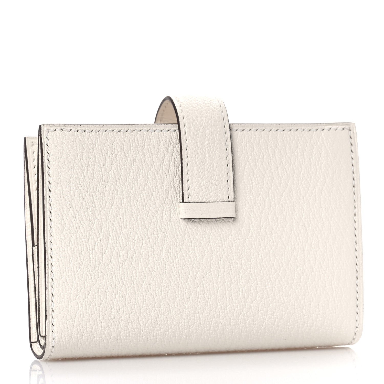 Hermes Chevre Mysore Mini Bearn Wallet Nata 3 of 10
