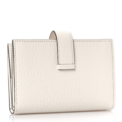 Hermes Chevre Mysore Mini Bearn Wallet Nata 3 of 10