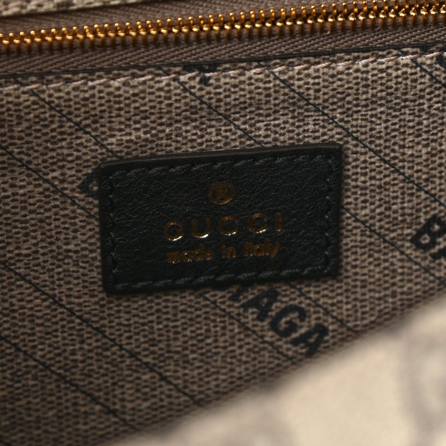 X GUCCI GG Supreme Monogram Medium Hourglass Top Handle Bag Beige Ebony
