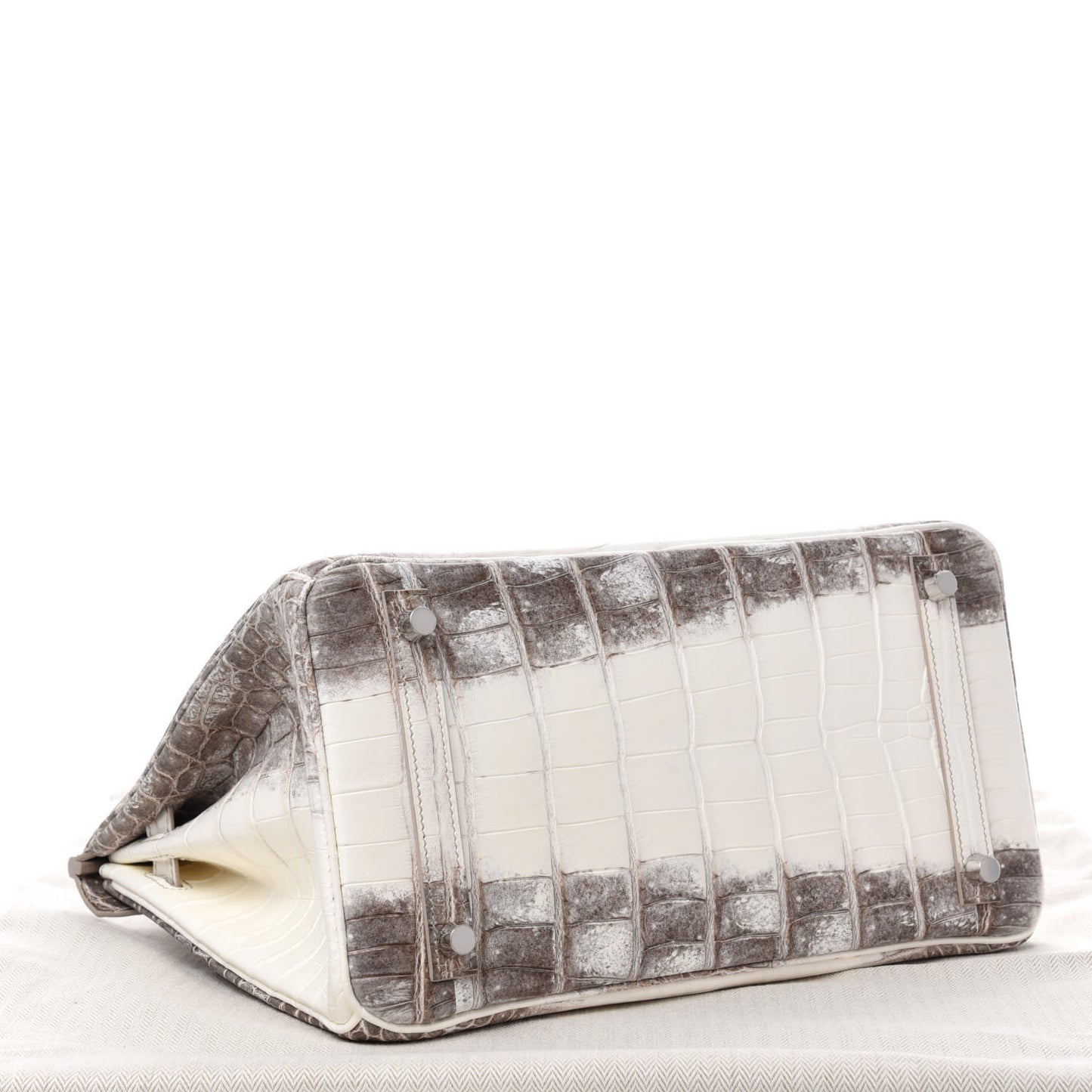 Matte Niloticus Crocodile Himalaya Birkin 30 Blanc