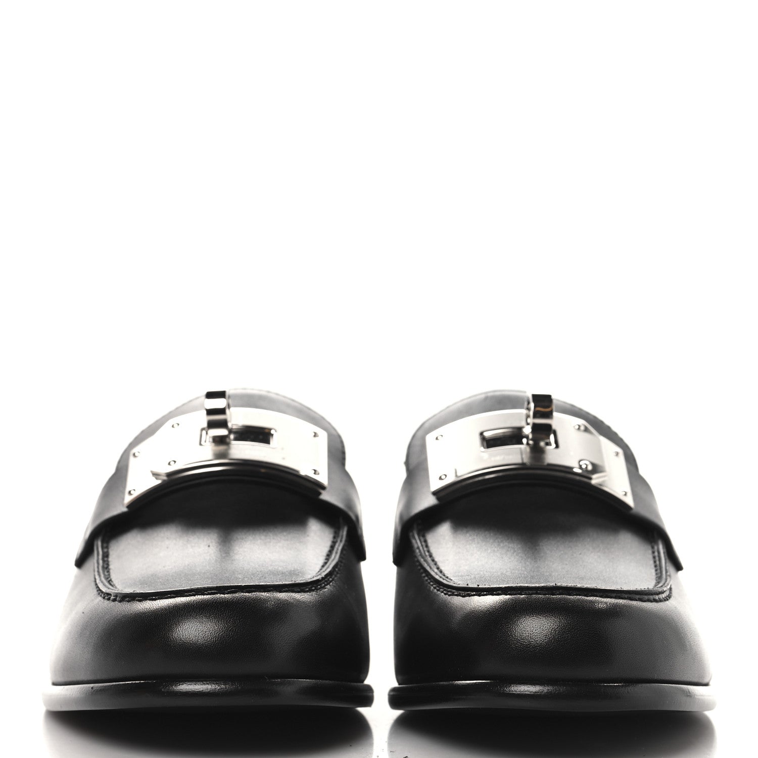 Hermes Calfskin Iota Mules 40 Black 3 of 11