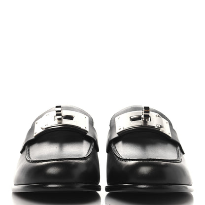 Hermes Calfskin Iota Mules 40 Black 3 of 11