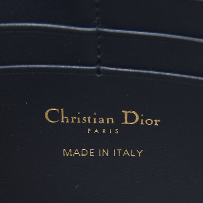Christian Dior Oblique Saddle Chain Pouch Blue 6 of 9