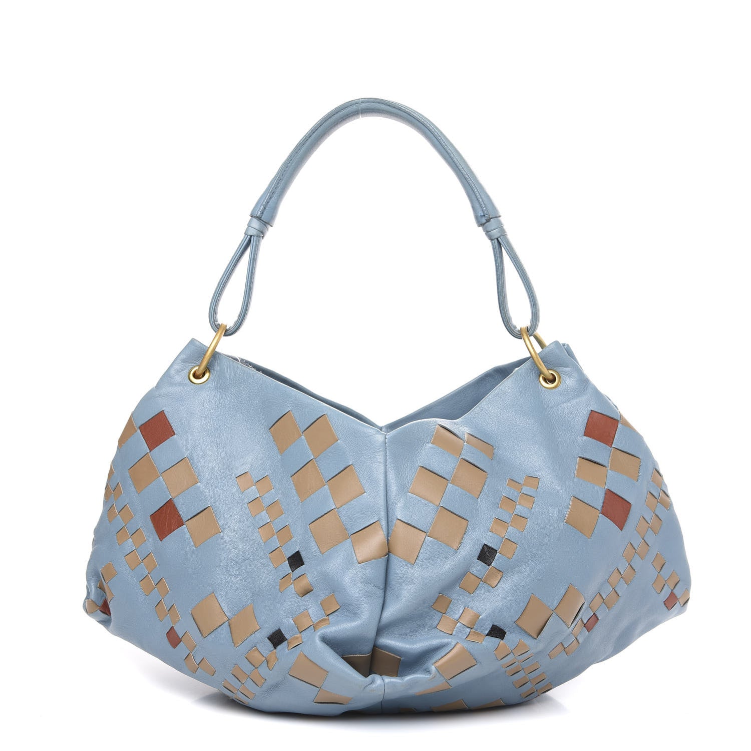 Bottega Veneta Nappa Intrecciato Aquilone Fortune Cookie Hobo 1 of 13