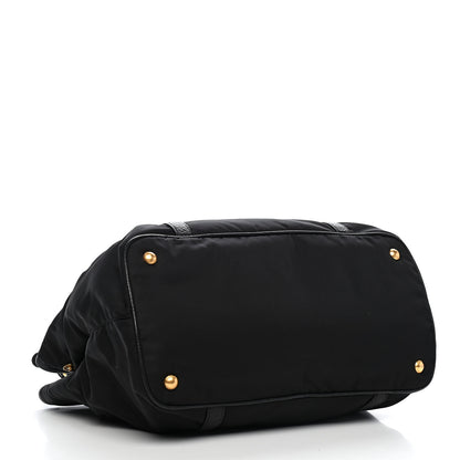 Prada Tessuto Nylon Saffiano Tote Black 3 of 8