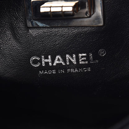 Chanel Patent Mademoiselle Lock Convertible Wrist Clutch Bag Black 7 of 11