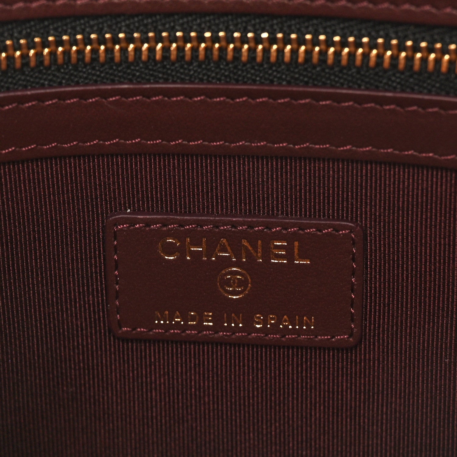 Chanel Caviar Quilted Medium Cosmetic Case Black 6 of 8
