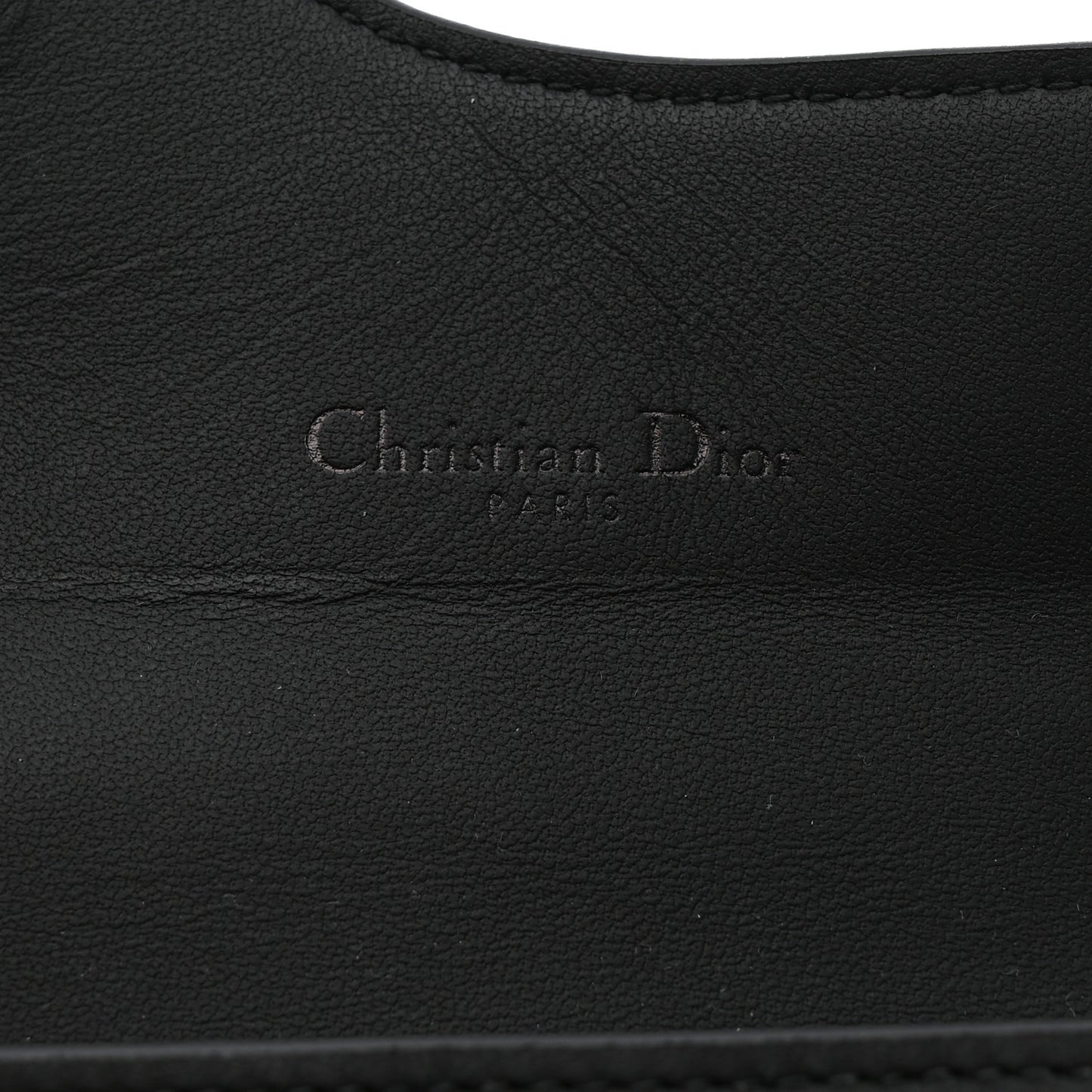 Ultra Matte Calfskin Saddle Lotus Wallet Black