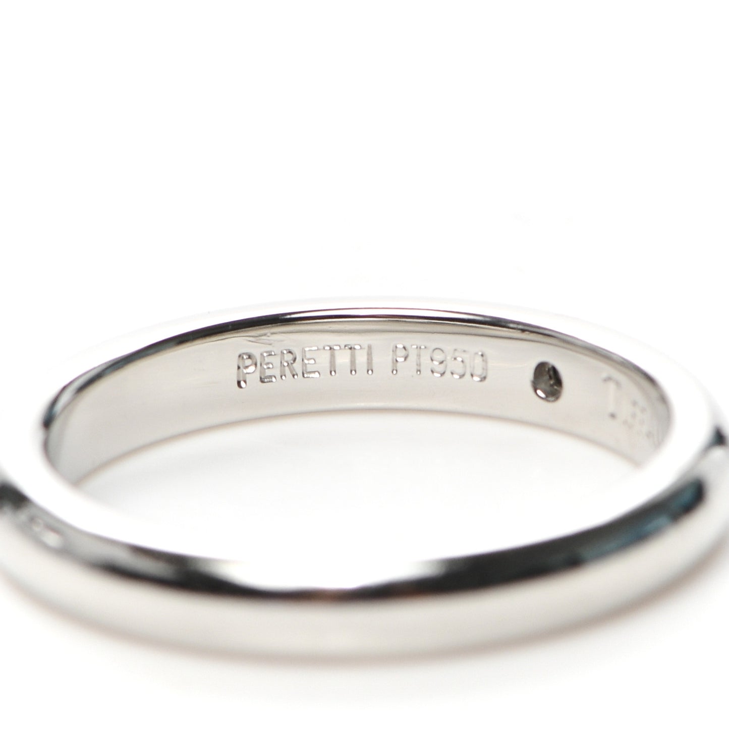 Platinum Diamond Elsa Peretti Band Ring 47 4