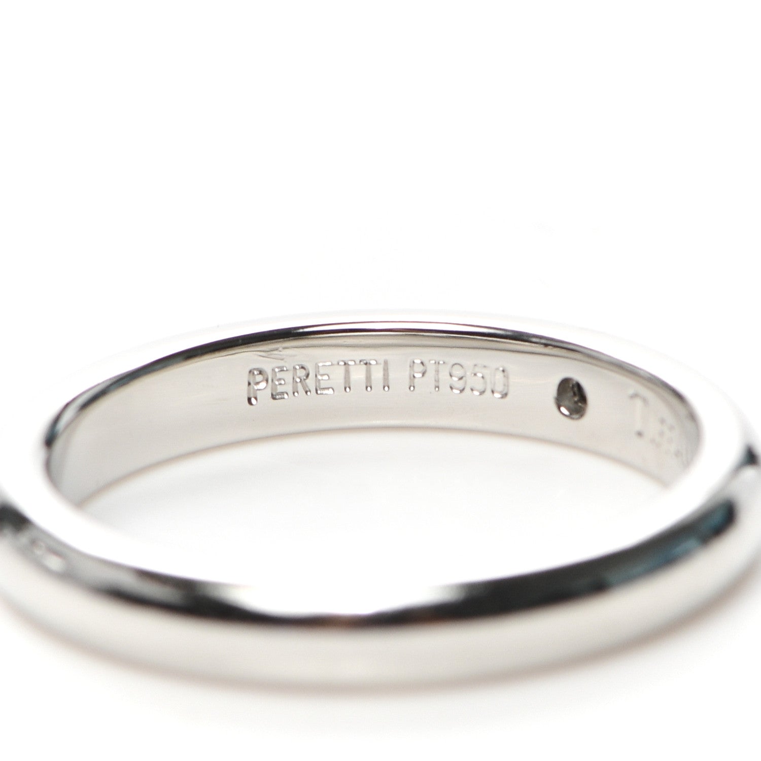 Tiffany Platinum Diamond Elsa Peretti Band Ring 47 4 4 of 6