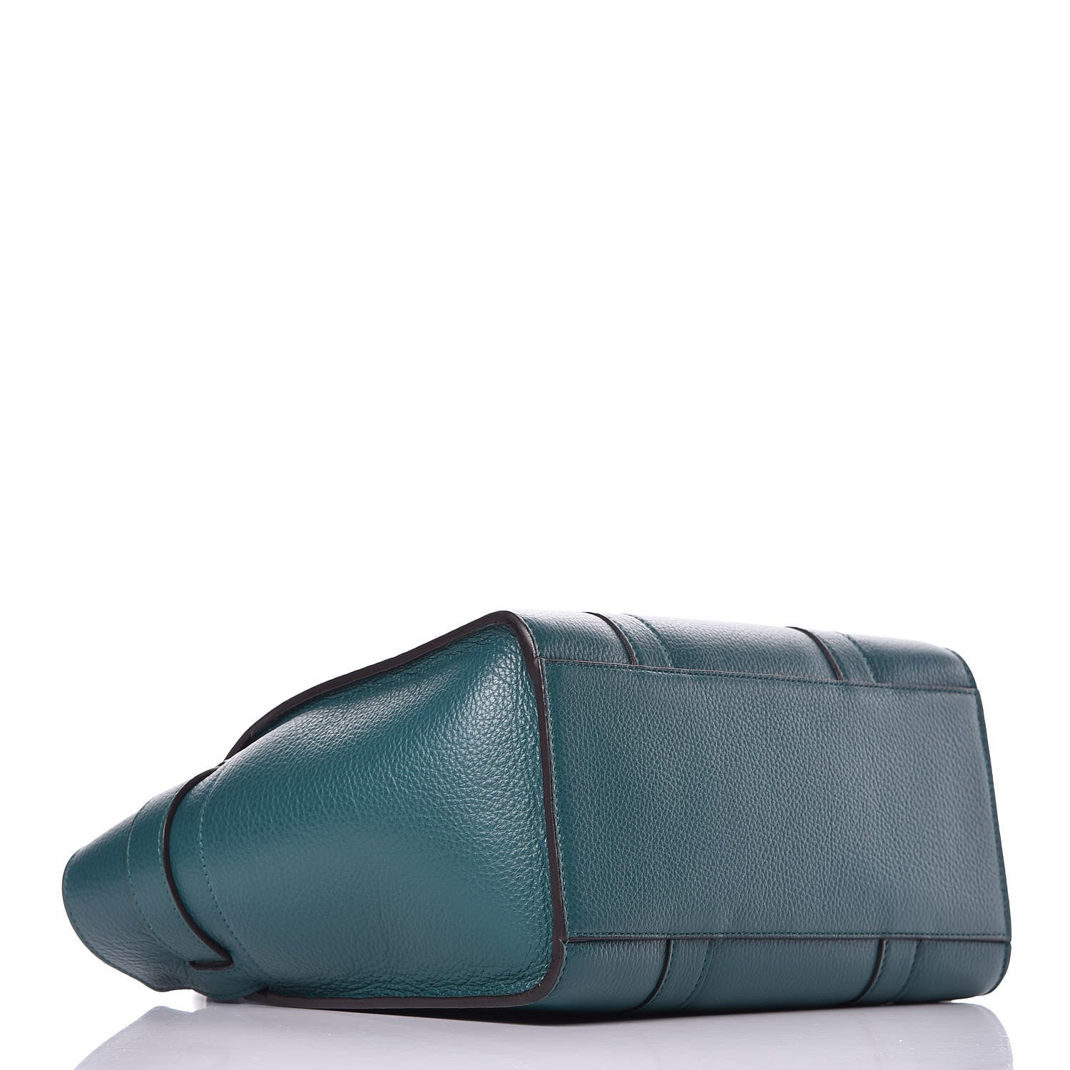 Mulberry Classic Grain Small Bayswater Zip Tote Ocean Green 5 of 9
