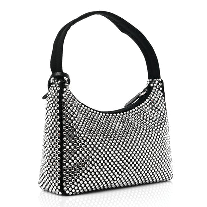 Prada Satin Crystal Mini Re-Edition 2000 Bag Cristal 3 of 8