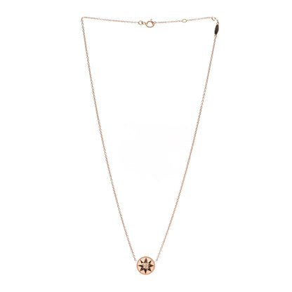 Christian Dior 18K Rose Gold Diamond Pink Opal Rose Des Vents Necklace 3 of 6