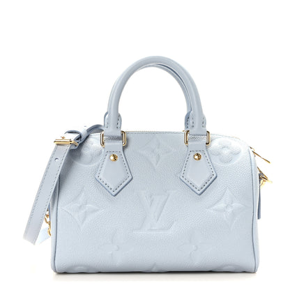Louis Vuitton Empreinte Monogram Giant Speedy Bandouliere 20 Blue Hour 1 of 8