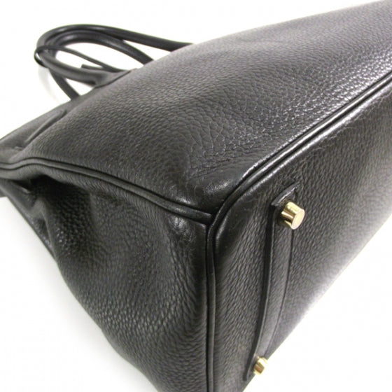 Hermes Taurillon Clemence Birkin 35 Noir 5 of 13