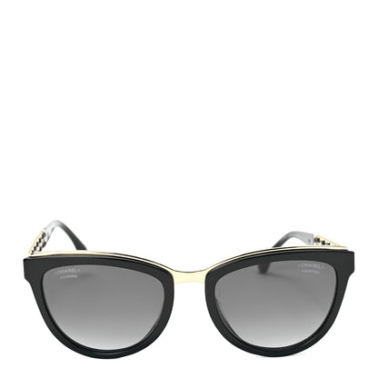 Chanel Lambskin Chain Sunglasses 5361-Q Black 2 of 7