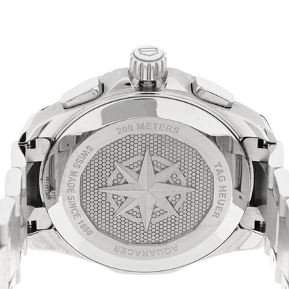Tag Heuer Stainless Steel 40mm Aquaracer Professional 200 Chronograph Quartz Watch Blue CBP1112 4 of 5