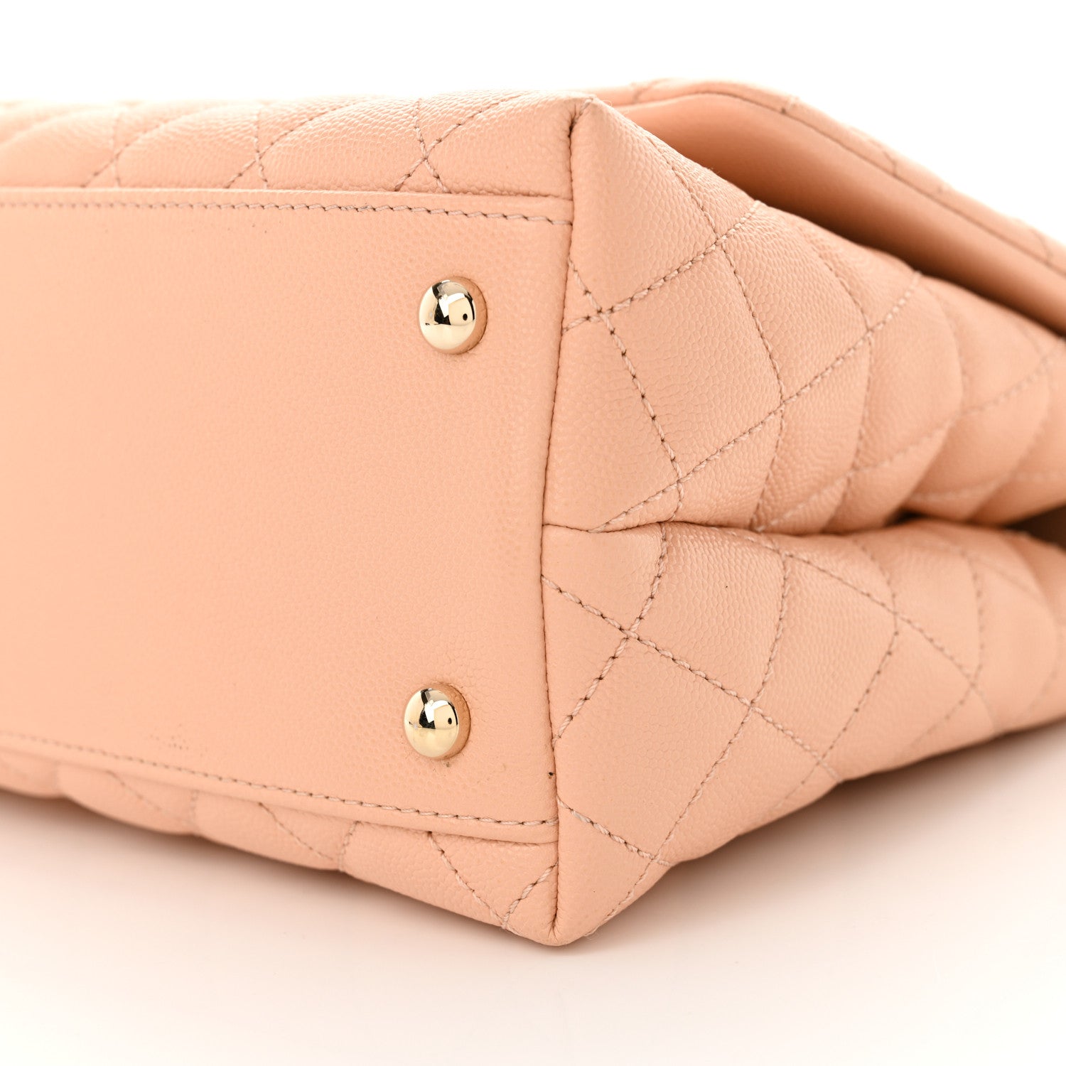 Chanel Caviar Quilted Small Coco Handle Flap Rose Clair 10 of 10