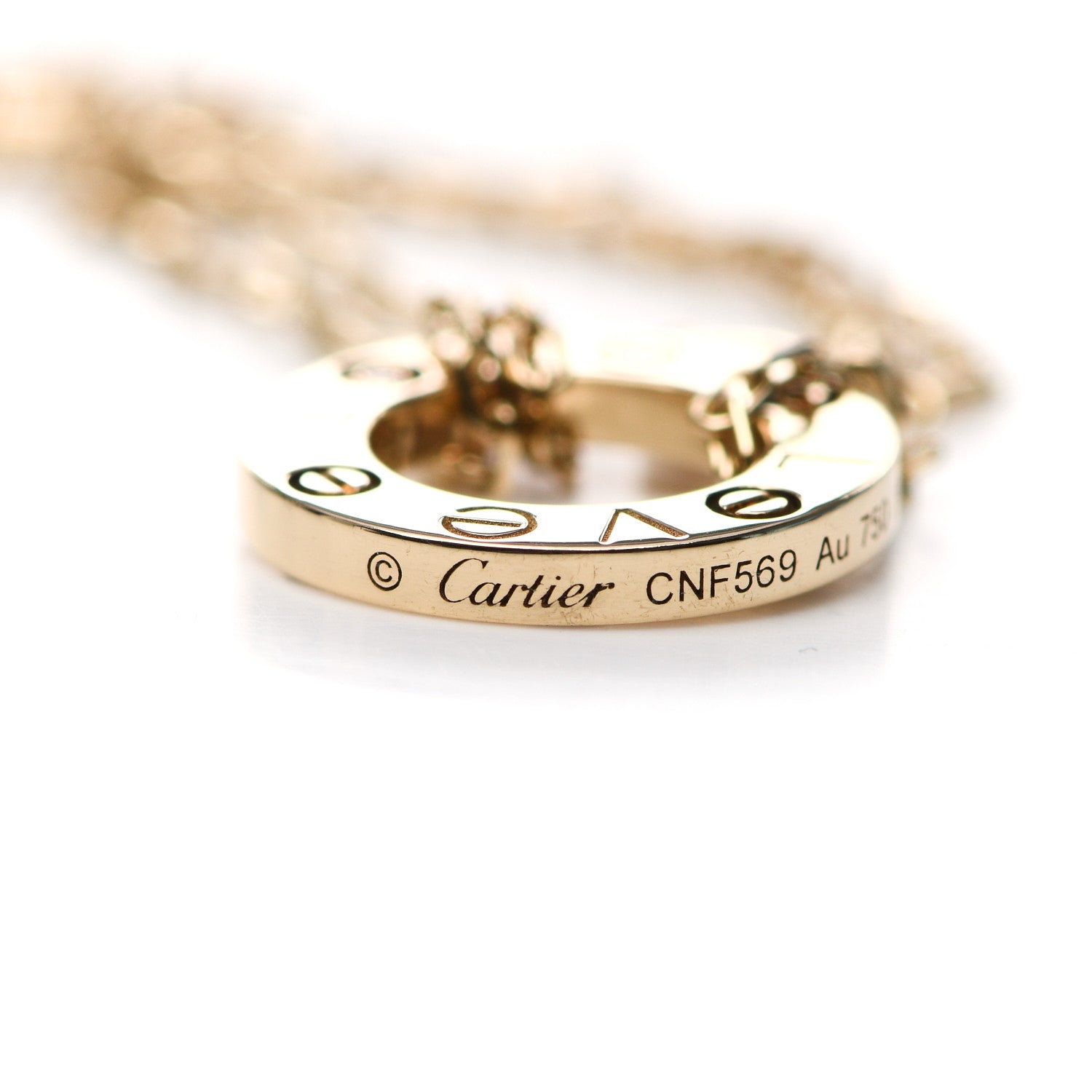 Cartier 18K Yellow Gold Diamond LOVE Bracelet 4 of 8