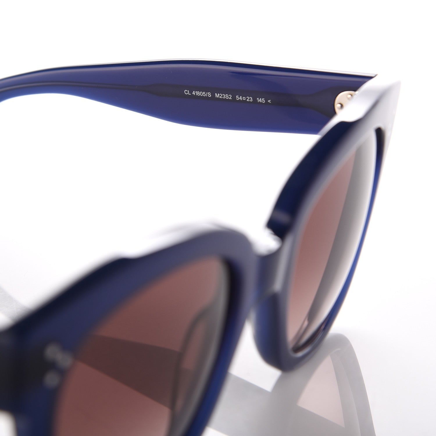 Celine New Audrey Sunglasses CL 41805/S Blue 5 of 7