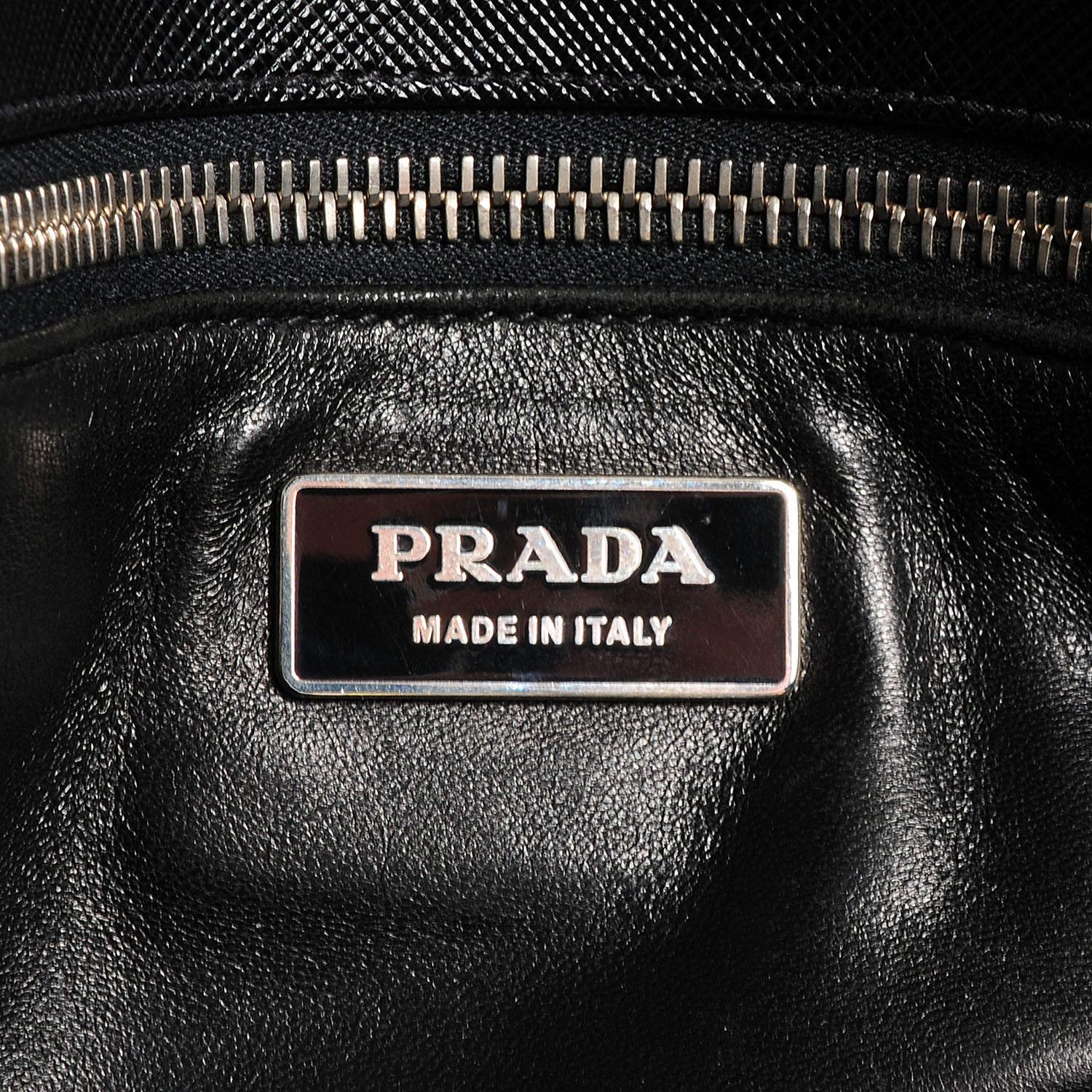 Prada Saffiano Attache Portfolio Case Black 6 of 8