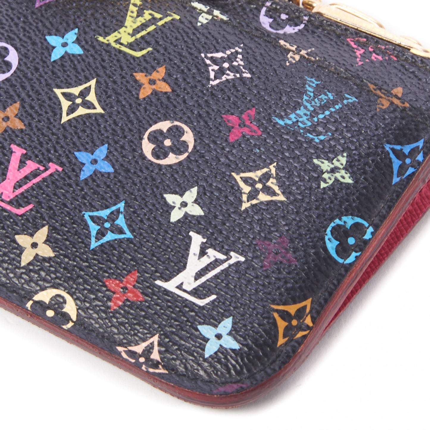 Monogram Multicolor Key Pouch Black Grenade