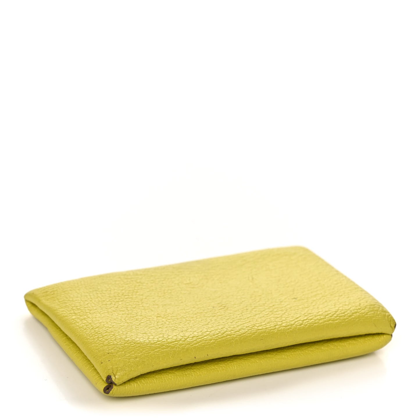 Chevre Mysore Calvi Card Case Lime